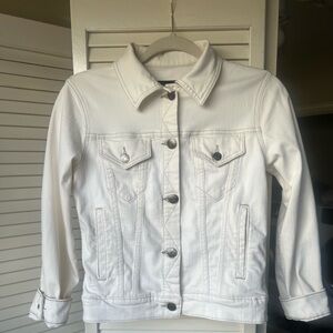 J.Crew Denim Jacket In Ecru Wash